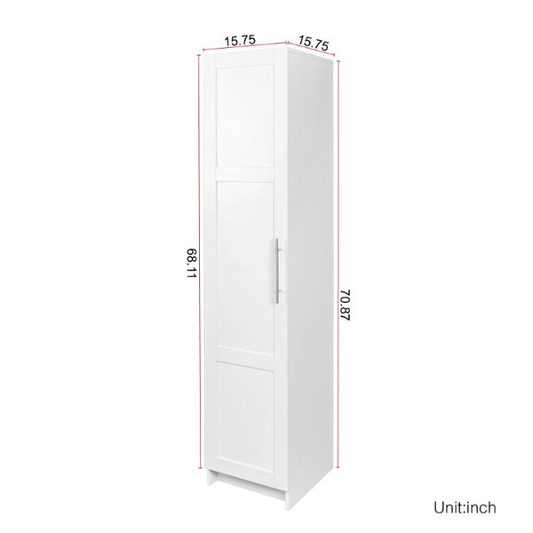 English Elm Stackable Wall Mounted Cabinet with Adjustable Shelves for Garage or Laundry Room W331P493480