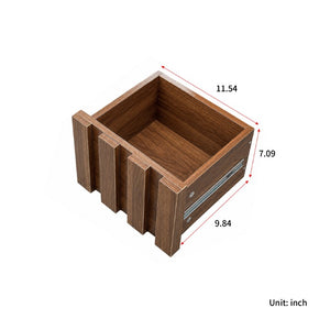 English Elm 5-Tier Slim Bookcase with Secret Drawer Melamine Shelving Unit for Office or Living Room W331P500688