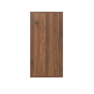 English Elm Wall-Mounted Floating Cabinet with Open Shelf Melamine Finish for Home Office W331P532639