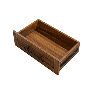 English Elm Tall Fluted Glass Door Pantry Cabinet with Drawers for Kitchen or Dining Room W331P533616