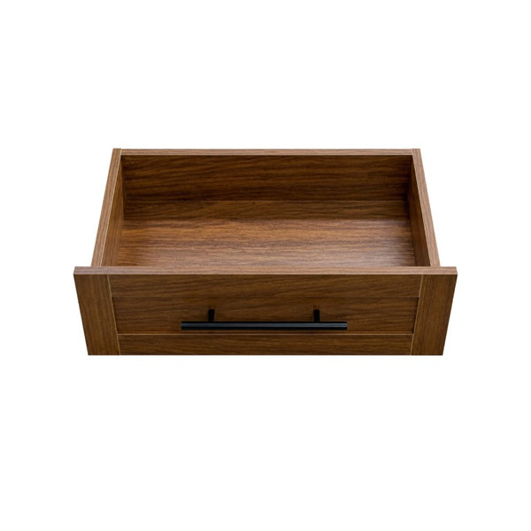 English Elm Tall Fluted Glass Door Pantry Cabinet with Drawers for Kitchen or Dining Room W331P533616