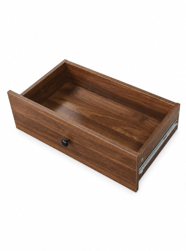English Elm Modern Glass Door Buffet Hutch with Drawers and Pantry Storage for Dining Rooms W331S00218