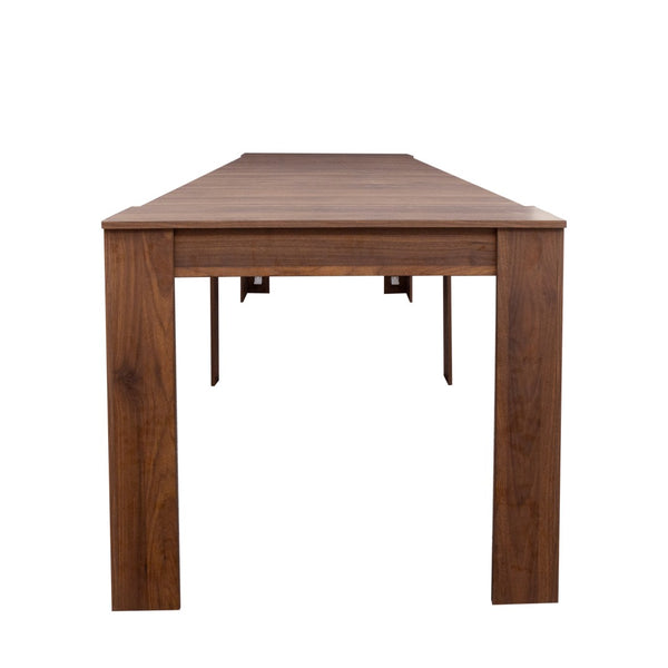 English Elm Multifunctional Extendable Dining Console Table Engineered Wood Entryway to Gathering W331S00222