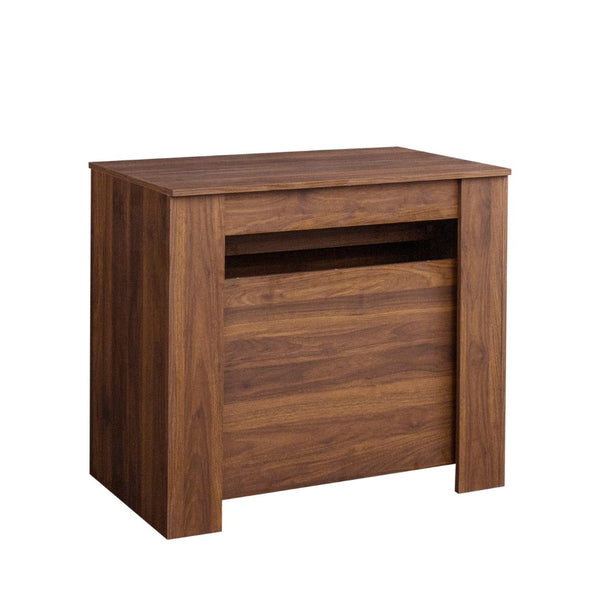 English Elm Multifunctional Extendable Dining Console Table Engineered Wood Entryway to Gathering W331S00222