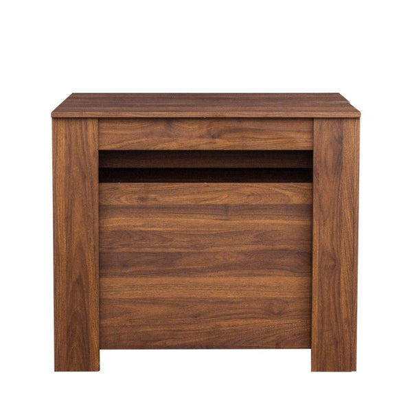 English Elm Multifunctional Extendable Dining Console Table Engineered Wood Entryway to Gathering W331S00222