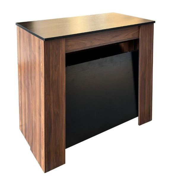 English Elm Multifunctional Extending Console Dining Table Seats Guests in Any Living Space W331S00226