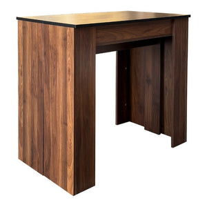 English Elm Multifunctional Extending Console Dining Table Seats Guests in Any Living Space W331S00226
