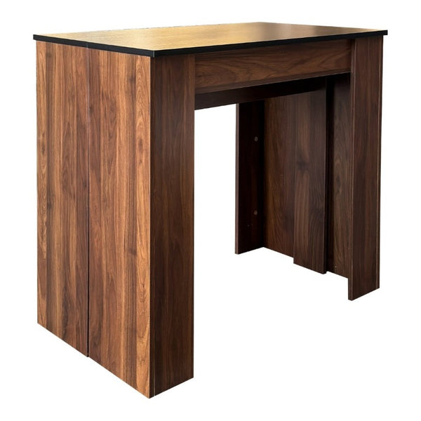 English Elm Multifunctional Extending Console Dining Table Seats Guests in Any Living Space W331S00226