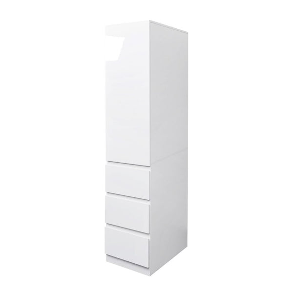 English Elm Kitchen Pantry Cabinet Tall Freestanding Storage with Drawers Shelves and Doors W331S00228