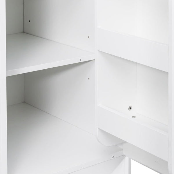 English Elm Kitchen Pantry Cabinet Tall Freestanding Storage with Drawers Shelves and Doors W331S00228