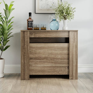 English Elm Dining Table Extendable Console Expands to 118 Inches for Elegant Entertaining Barnwood W331S00238