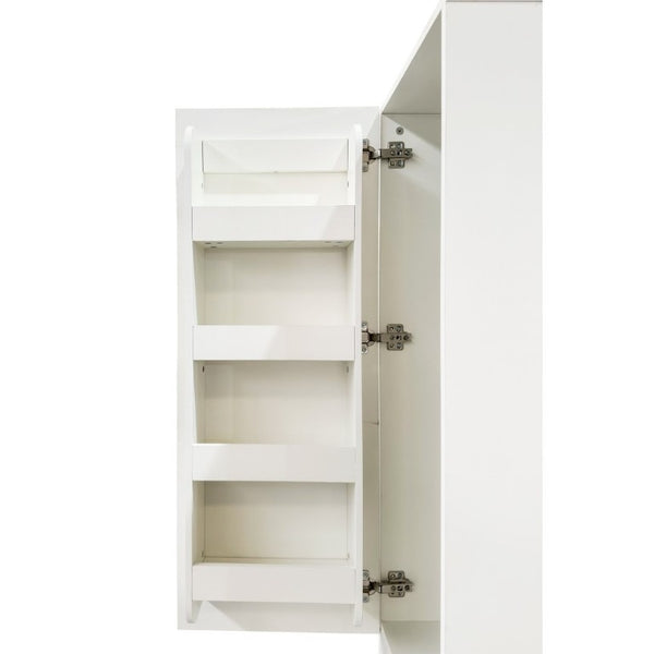 English Elm Kitchen Pantry Cabinet Tall Freestanding Organizer with Drawers and Door Shelves W331S00243