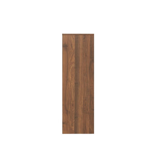 English Elm Cube 9-Compartment Freestanding Bookcase with Open Shelves and Hidden Cabinet Storage W331S00259