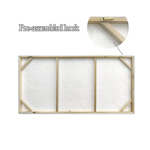 English Elm 24X48 Lotus Bloom Impasto Canvas Hand Painted Floral Art with Gold Foil Stone Accents W3374P517945