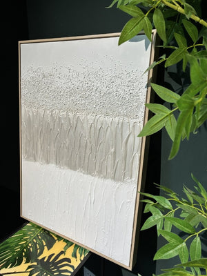 English Elm 20X28 Two Panel Sculptural Abstract Canvas Set with Stone Accents for Modern Walls W3374P517947