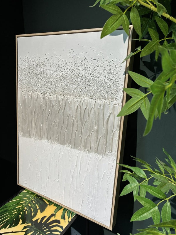 English Elm 20X28 Two Panel Sculptural Abstract Canvas Set with Stone Accents for Modern Walls W3374P517947