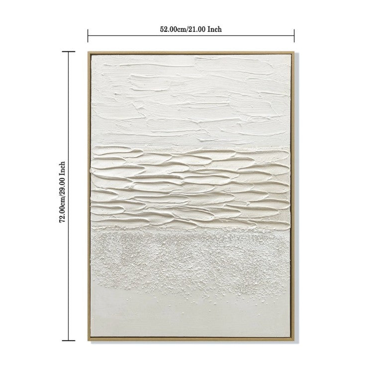 English Elm 20X28 Two Panel Sculptural Abstract Canvas Set with Stone Accents for Modern Walls W3374P517947
