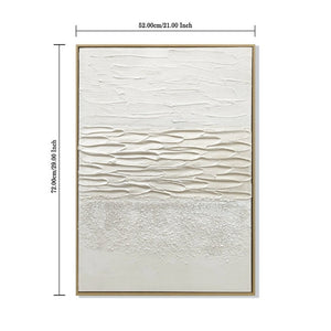 English Elm 20X28 Two Panel Sculptural Abstract Canvas Set with Stone Accents for Modern Walls W3374P517947
