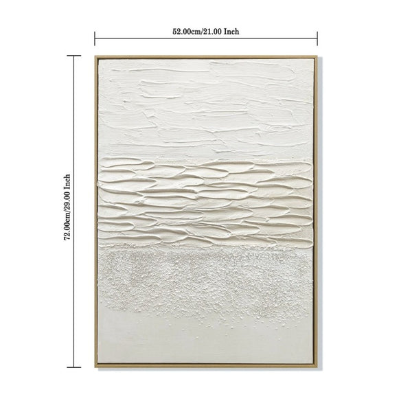 English Elm 20X28 Two Panel Sculptural Abstract Canvas Set with Stone Accents for Modern Walls W3374P517947
