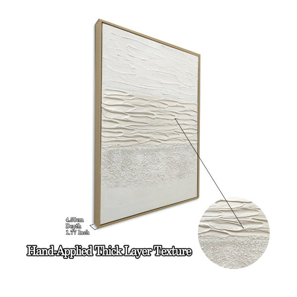 English Elm 20X28 Two Panel Sculptural Abstract Canvas Set with Stone Accents for Modern Walls W3374P517947