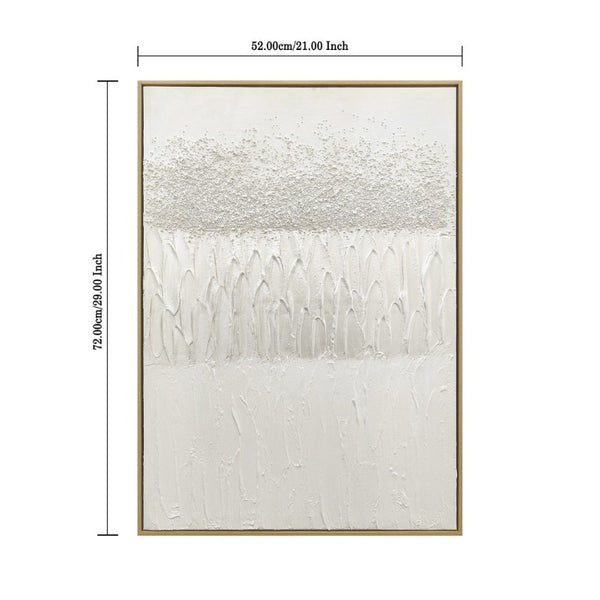 English Elm 20X28 Two Panel Sculptural Abstract Canvas Set with Stone Accents for Modern Walls W3374P517947