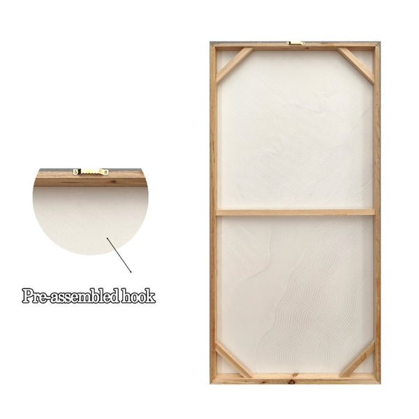 English Elm 20X40 Impasto Abstract Canvas Set of 2 Textured Gold Neutral Wall Art for Living Room W3374P517949