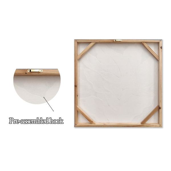 English Elm 24X24 Set of 2 Impasto Leaf Canvas Wall Art with Gold Foil Botanical Sculptural Panels W3374P517950