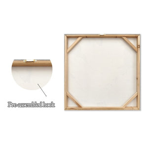 English Elm 24X24 Set of 2 Impasto Leaf Canvas Wall Art with Gold Foil Botanical Sculptural Panels W3374P517950