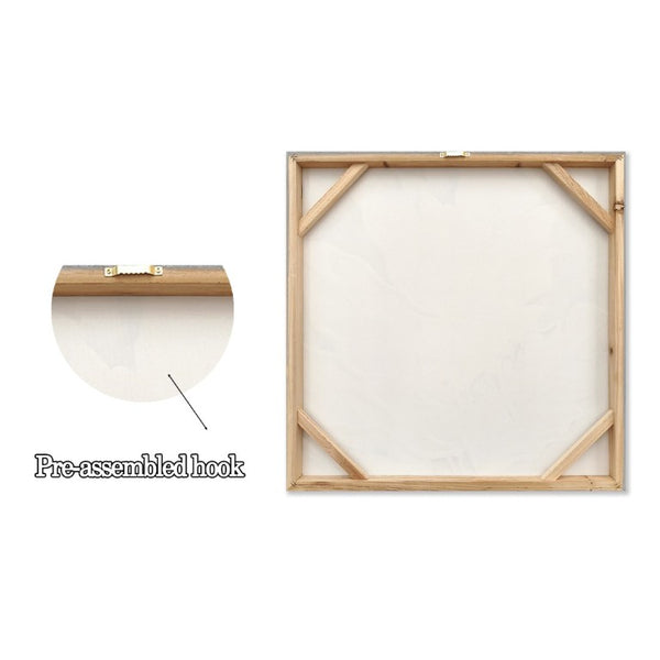 English Elm 24X24 Set of 2 Impasto Leaf Canvas Wall Art with Gold Foil Botanical Sculptural Panels W3374P517950