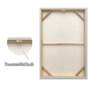 English Elm 24X36 Plaster Relief Diptych Canvas Set with Gold Accents for Modern Living Spaces W3374P517953