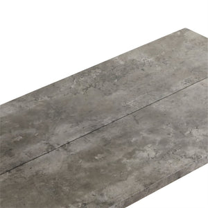 English Elm Modern Faux Micro Cement Rectangular Coffee Table Low Profile Slate Wabi Sabi Living Room W3456P498930