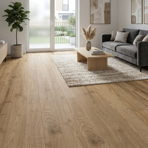 English Elm Peel and Stick Vinyl Plank Flooring Waterproof Wood Look Self Adhesive Diy Floor Tiles Grain Yellow W347P507551