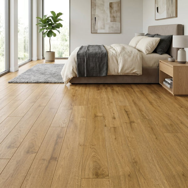 English Elm Peel and Stick Vinyl Plank Flooring Waterproof Wood Look Self Adhesive Diy Floor Tiles Grain Yellow W347P507551