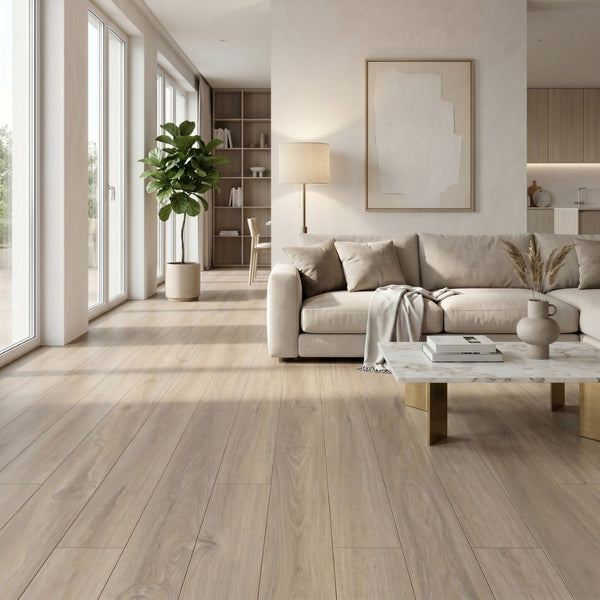 English Elm Peel and Stick Vinyl Plank Flooring Waterproof Wood Look Self Adhesive Diy Floor Tiles Grey Ash W347P507552