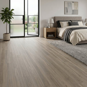 English Elm Peel and Stick Vinyl Plank Flooring Waterproof Wood Look Self Adhesive Diy Floor Tiles Grey Ash W347P507552