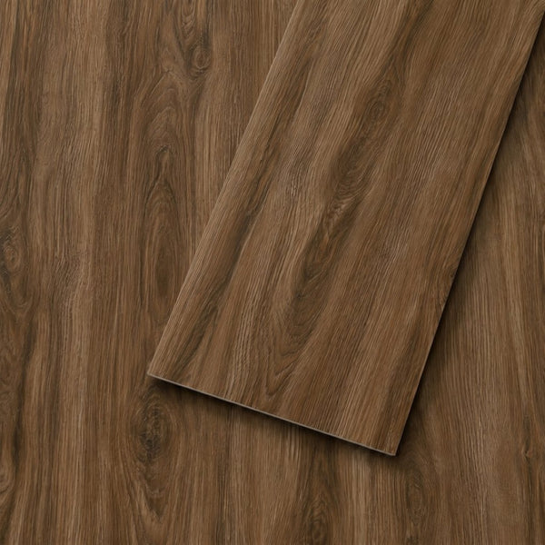 English Elm Peel and Stick Vinyl Plank Flooring Waterproof Wood Look Self Adhesive Diy Floor Tiles Brown W347P507554