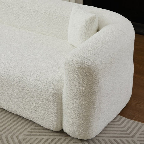 English Elm Video]109.4 Inch Modular L-Shape Chenille Sectional Cloud Couch for Open Living Rooms Beige W3505S00077