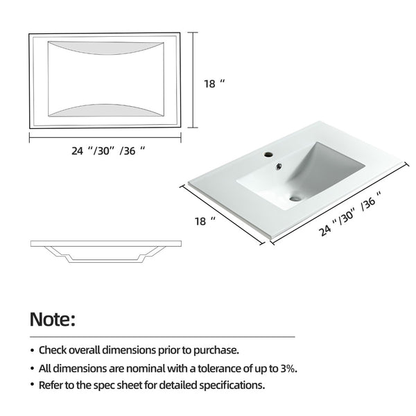 English Elm 120 Ceramic Basin Large Format Glossy Cupc Certified Modern Bathroom Sink Wide Rim W3520P420805