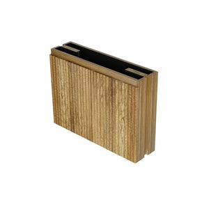 English Elm 30 Inch Wall Mounted Foldable Bathroom Storage Cabinet with Warm Matte Wood Finish Golden Oak W3520P500495