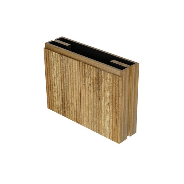 English Elm 30 Inch Wall Mounted Foldable Bathroom Storage Cabinet with Warm Matte Wood Finish Golden Oak W3520P500495