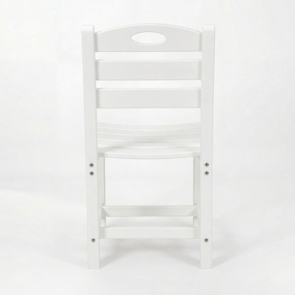 English Elm Set of 2 Outdoor Hdpe Armless Dining Chairs Uv Resistant All Weather Patio Seating W3566P437105