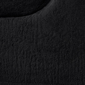 English Elm 74.81" Convertible Sofa Bed Plush Sponge Fill Foldable Lounger for Studio Apartments Black W3612P491918