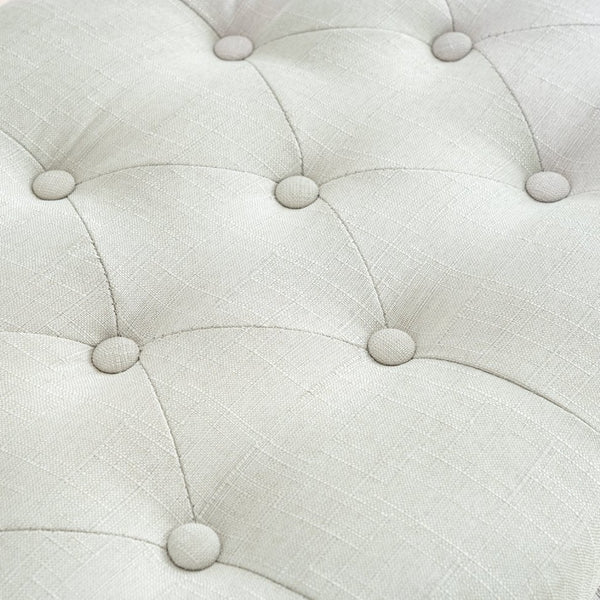 English Elm Light Luxury Upholstered Storage Bench Zippered Fabric Seat for Bedroom or Entryway W3612P515268