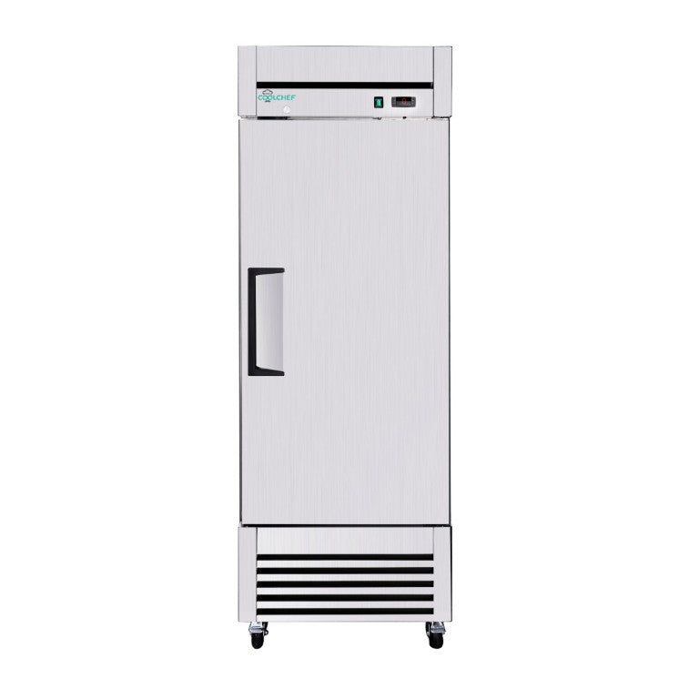 English Elm 27 Inch Stainless Steel Commercial Reach in Freezer ETL Certified Restaurant Grade W3629P459815