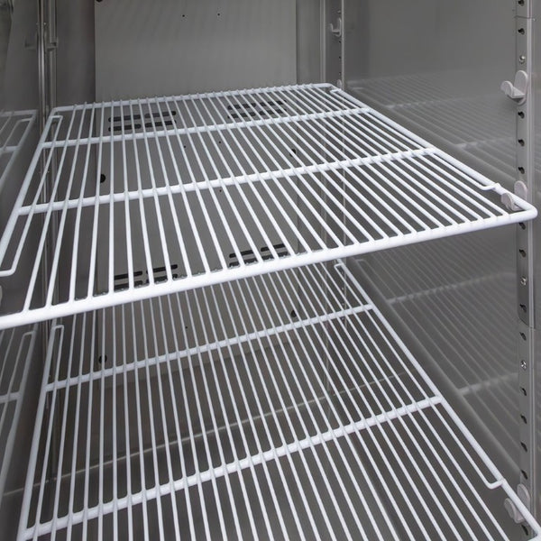 English Elm 54 Inch Commercial Reach-In Refrigerator Stainless Steel 2 Door Restaurant Fridge 6 Shelves W3629P459817