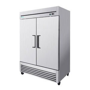 English Elm 54 Inch Commercial Reach-In Refrigerator Stainless Steel 2 Door Restaurant Fridge 6 Shelves W3629P459817