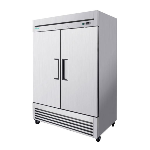 English Elm 54 Inch Commercial Reach-In Refrigerator Stainless Steel 2 Door Restaurant Fridge 6 Shelves W3629P459817