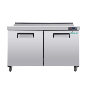 English Elm 60 Inch Commercial Sandwich Prep Table Stainless Steel Mega Top NSF ETL Certified W3629P459823
