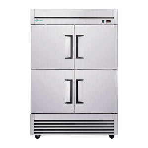 English Elm 54 Inch Stainless Steel 4 Door Reach in Commercial Refrigerator with LED and R290 W3629P459833
