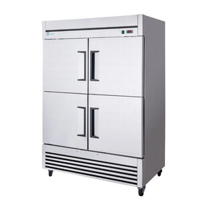 English Elm 54 Inch Stainless Steel 4 Door Reach in Commercial Refrigerator with LED and R290 W3629P459833